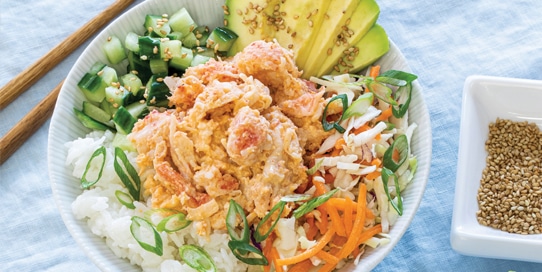 Lobster Sushi Roll Bowl