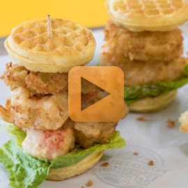 Lobster Waffle Slider Video